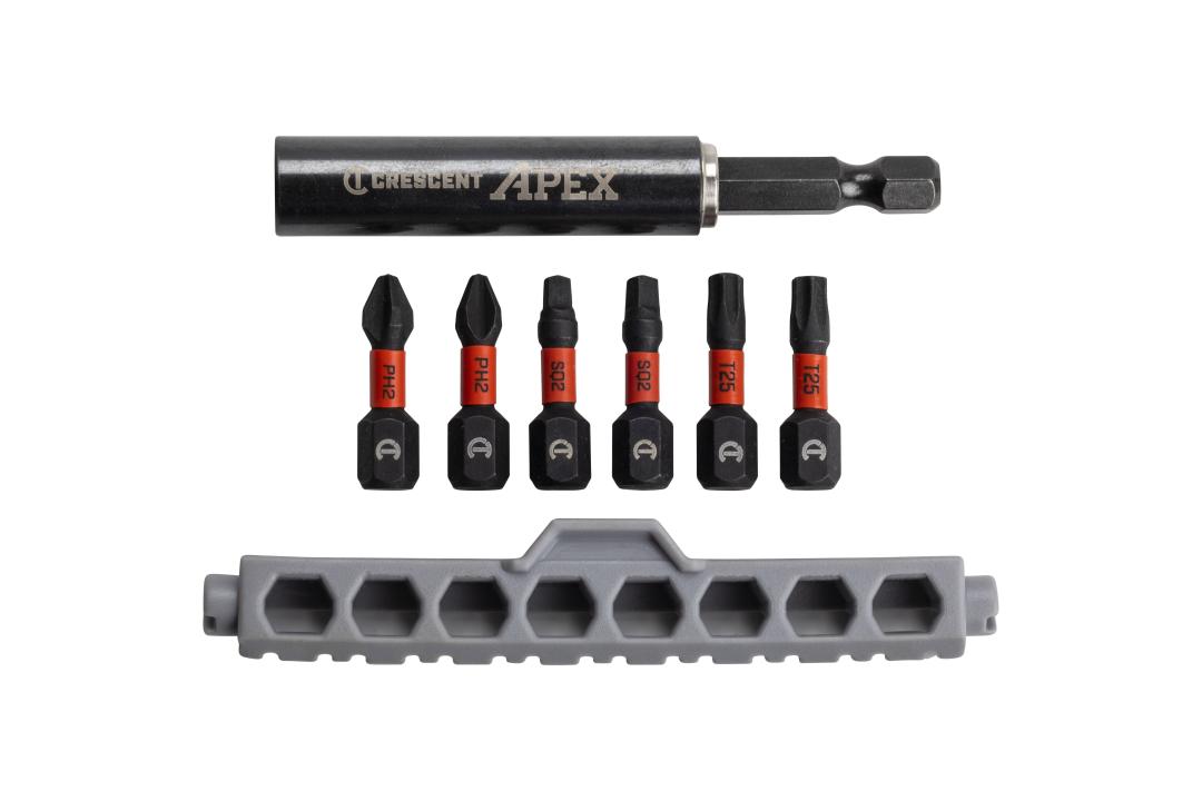 7 Pc. VORTEX™ Bit and Finder Sleeve Set | Crescent Tools