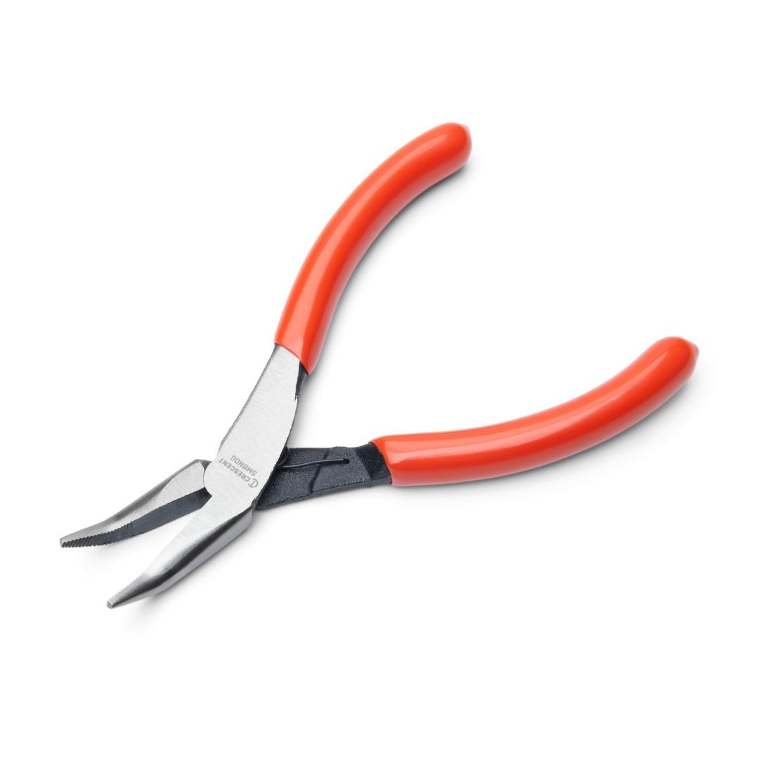 9-1/2 90° Bent Needle Nose Pliers (Red), 490CF