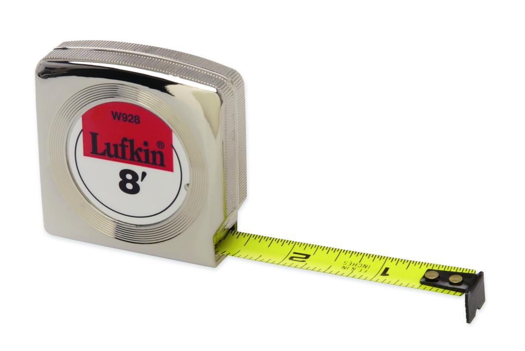 Crescent Lufkin 1/4 In. x 6 Ft. Executive Diameter Pocket Tape