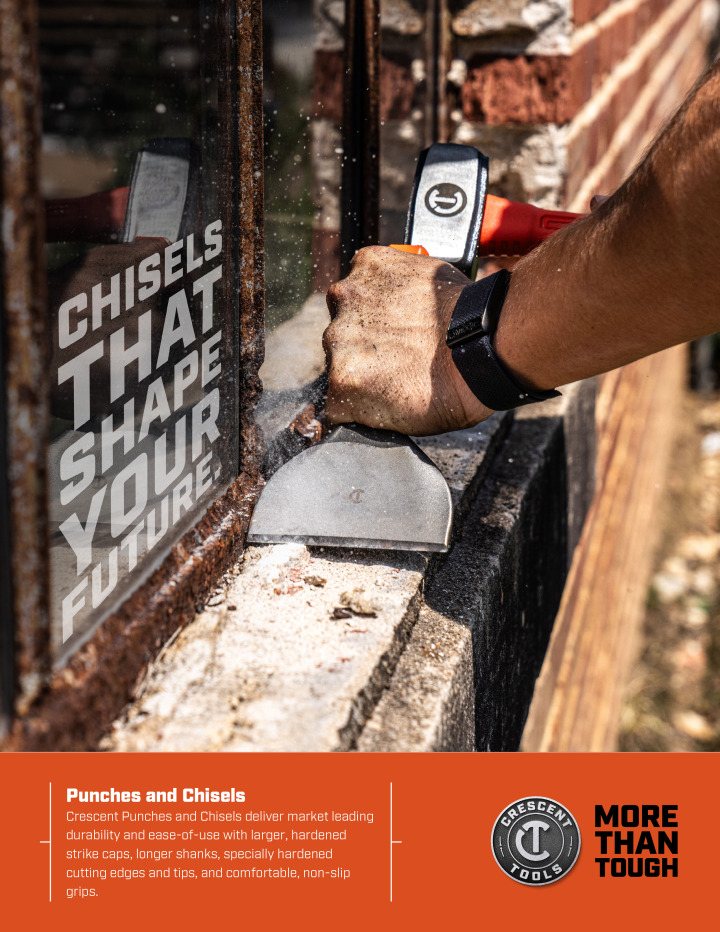 Crescent Tools Punches and Chisels Product Brochure cover