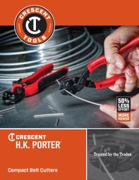 Crescent H.K. Porter Compact Bolt Cutters