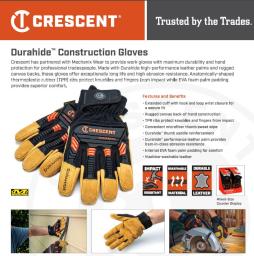 Crescent Durahide Construction Gloves