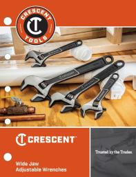 Crescent Wide Jaw Adjustable Wrenches