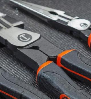 Z2 Pliers in tool storage drawer