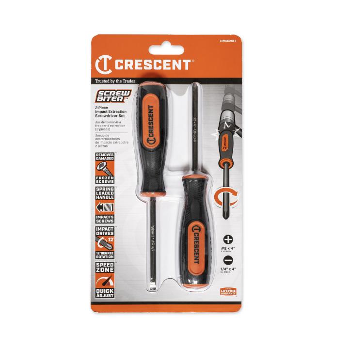 Image of 2 Pc. Screw Biter™ Extraction Screwdriver Set - Crescent