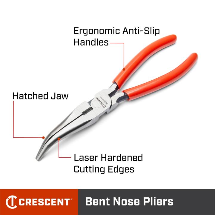 Crescent PSX201C X2 Bent Nose Long Reach Pliers