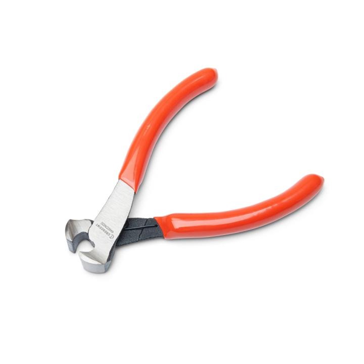 Mini Wire Cables Cutters Side Cut Snips Flush Pliers With Nipper Lock Hand  (red+black)(1pcs)