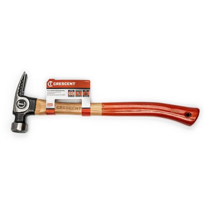 Crescent 22 oz Wood Milled-Face Framing Hammer