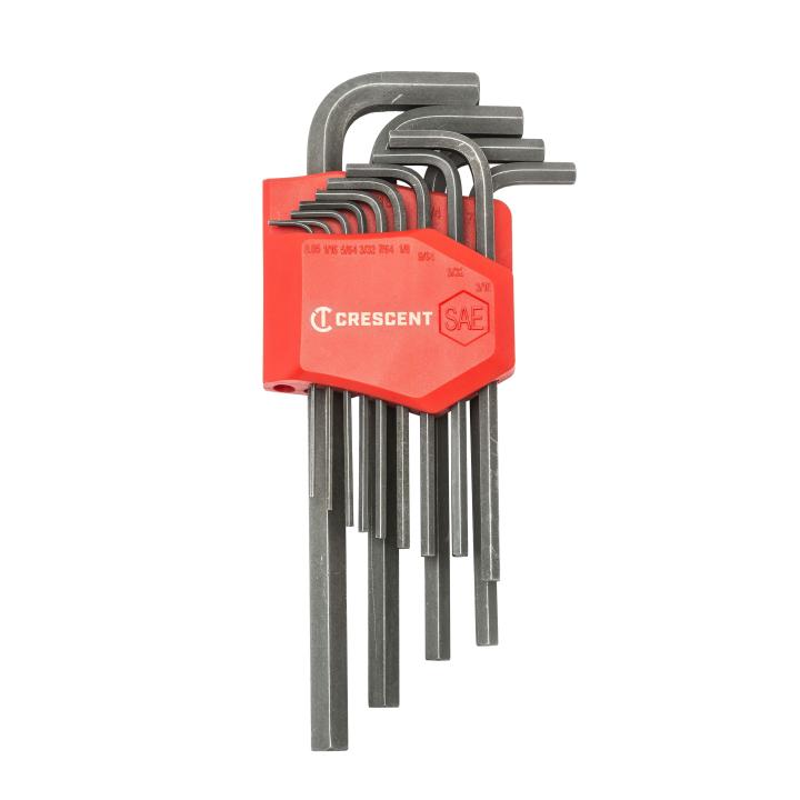 Image of 13-Key SAE Long Arm Hex Key Set - Crescent