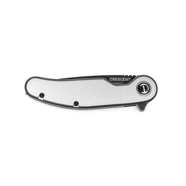 Image of Drop Point Aluminum Handle Pocket Knife - Crescent