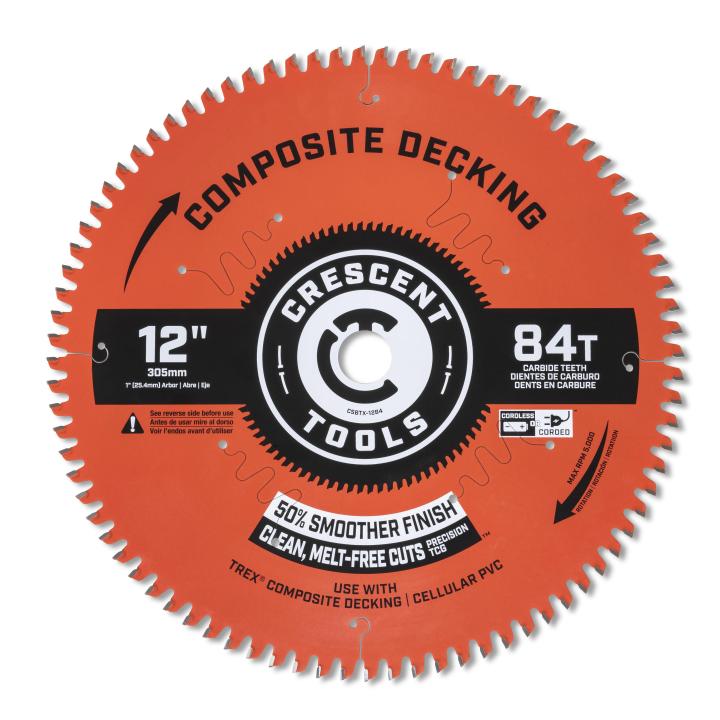 12 x 84 Tooth Composite Decking Circular Saw Blade