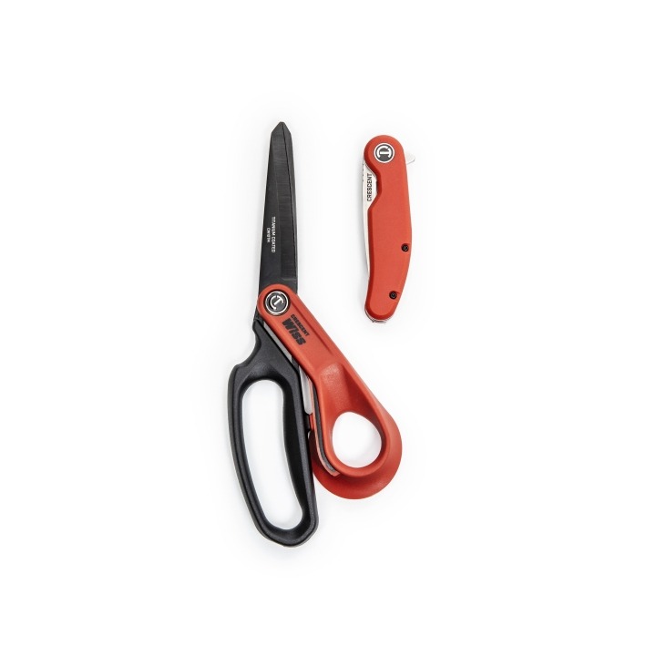 2 Piece Pocket Knife and Shear Set, Rawhide | Crescent Wiss