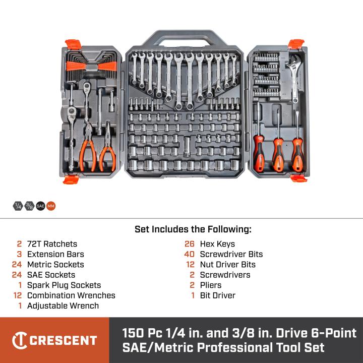 CRAFTSMAN 24-Piece 1/4-in Drive Set Hex Bit Driver Socket Set in the Driver  Sockets & Sets department at