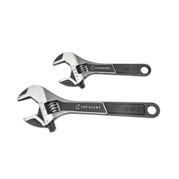 Image of 2 Pc. Wide Jaw Adjustable Wrench Set - Crescent