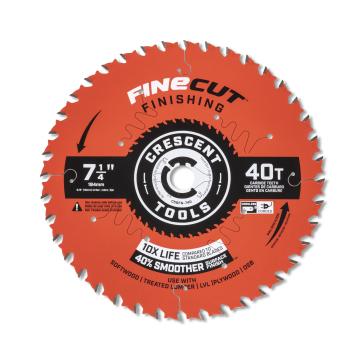 Fine cut circular clearance saw blade