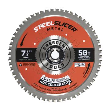 Image of SteelSlicer™ Medium Metal Circular Saw Blades - Crescent