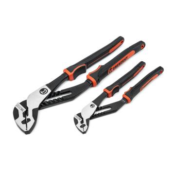 Image of 2 Pc. Z2 K9™ Straight Jaw Dual Material Tongue and Groove Plier Set - Crescent