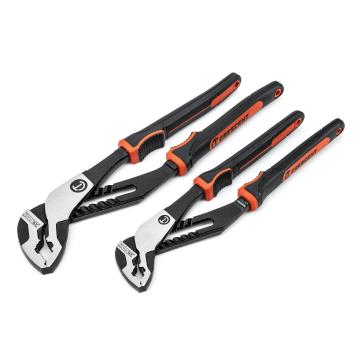 Image of 2 Pc. Z2 K9™ V-Jaw Dual Material Tongue and Groove Plier Set - Crescent