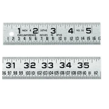 Image of Tinner's Steel Circumference Rules - Lufkin