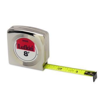 Lufkin 1/4 in. x 6 ft. Executive Diameter Pocket Tape Measure W606P - The  Home Depot